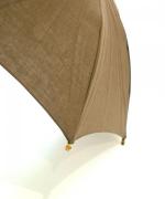 きつねのたすき/長日傘/麻無地サンドベージュ